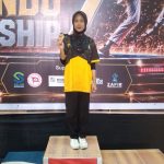 Medali Emas Junior Taekwondo U-68 Kg Putri Kejuaraan Moks Taekwondo Championship 7 Tingkat Nasional Tahun 2026